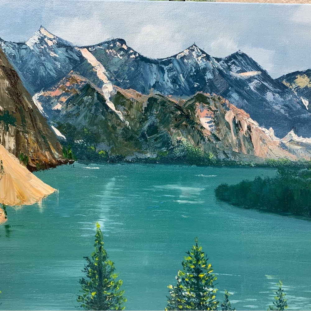 Original signed oil painting on canvas 16”*20”